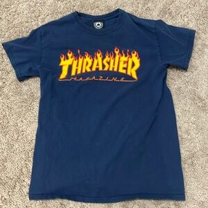 Thrasher Men’s Navy T-Shirt Size S